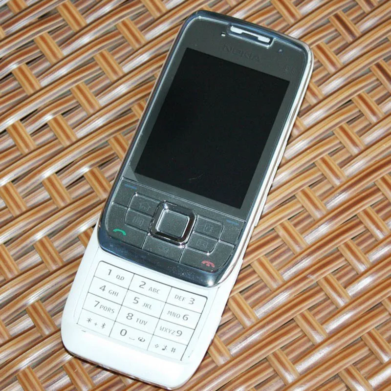 Разблокированный Мобильный телефон Nokia E66 Slider Оригинальный сотовый GSM WIFI Bluetooth МП