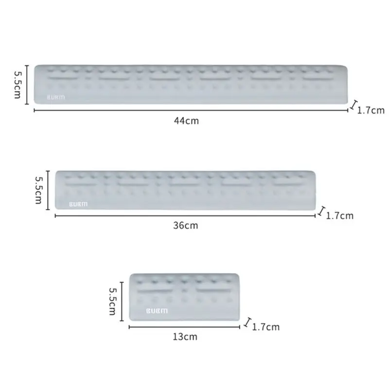 

Keyboard Wrist Rest Pad Mouse And Keyboard Wrist Rest Support Pad Anti-skid Ergonomic Gel Comfortable Wrist Cushion 3 Colors