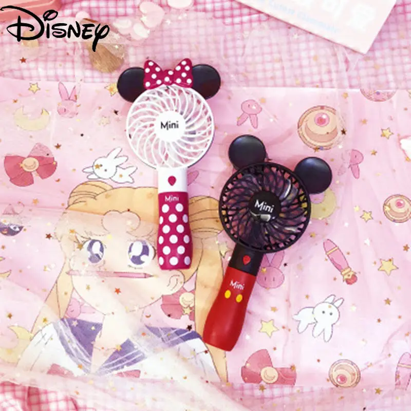 

Disney Cartoon Cute Mickey Fan USB Lithium Battery Rechargeable Handheld Portable Outdoor Mini Student Fan
