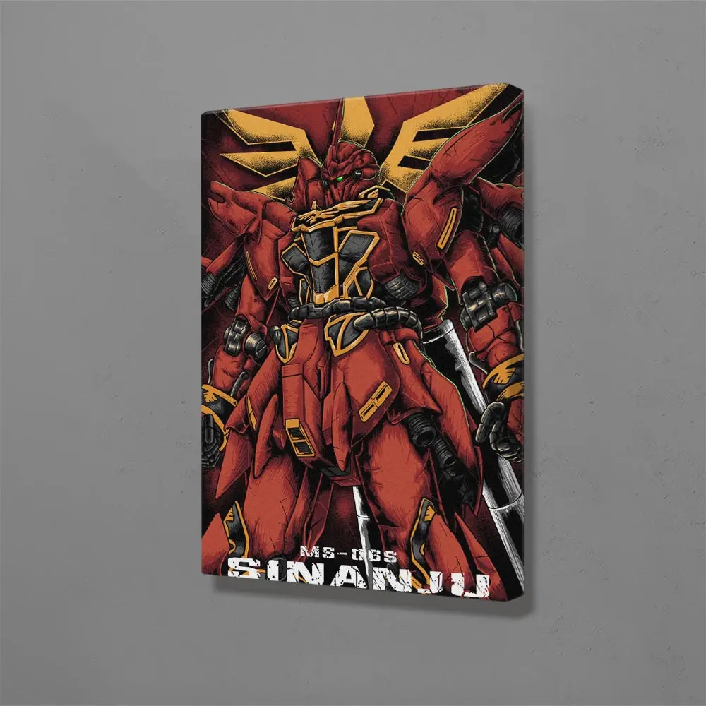 

Sinanju аниме Гундам холст, домашний декор, картина, настенное художественное украшение, принты для спальни, гостиной, постер