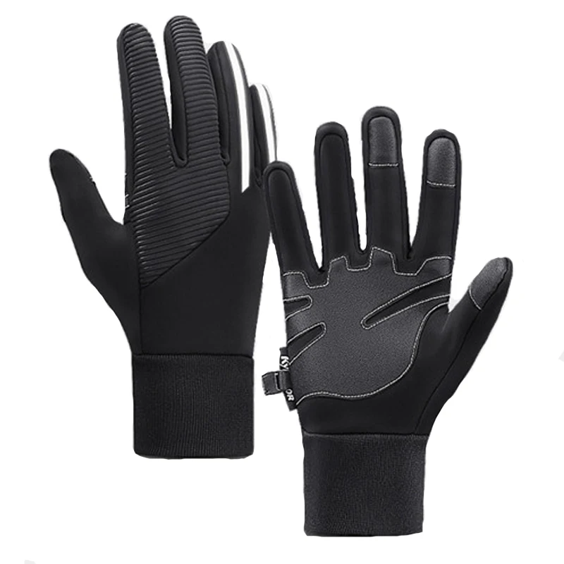 

Hot Sale Winter Outdoor Sports Running Glove Warm Touch Screen Gym Fitness Full Finger Gloves For Men Women Knitted Magic Gloves