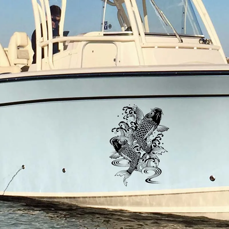 Карпов кои наклейка &quotрыба&quot рыболовные арт водонепроницаемые мокасины