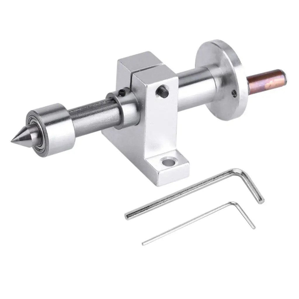 

Double Bearing Live Center Revolving Centre DIY Accessories for Mini Lathe