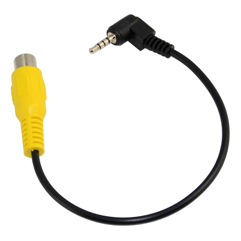 AAAE Top-2pcs 2 5 мм стерео штекер RCA Женский Кабель-адаптер для Видеорегистраторы