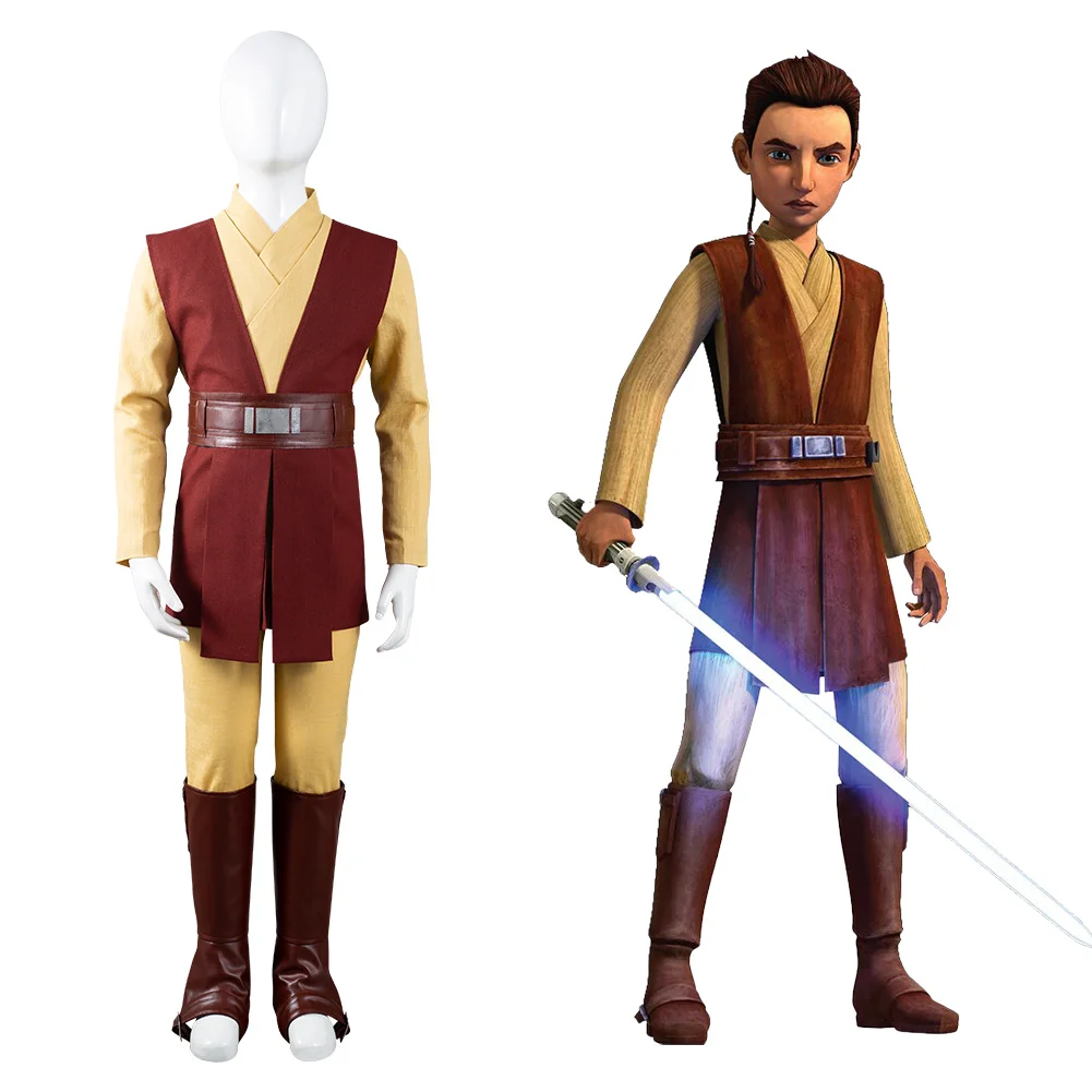 

The Bad Batch Caleb Dume Cosplay Costume Outfits Kids Jedi Knight Robe Halloween Carnival Suit