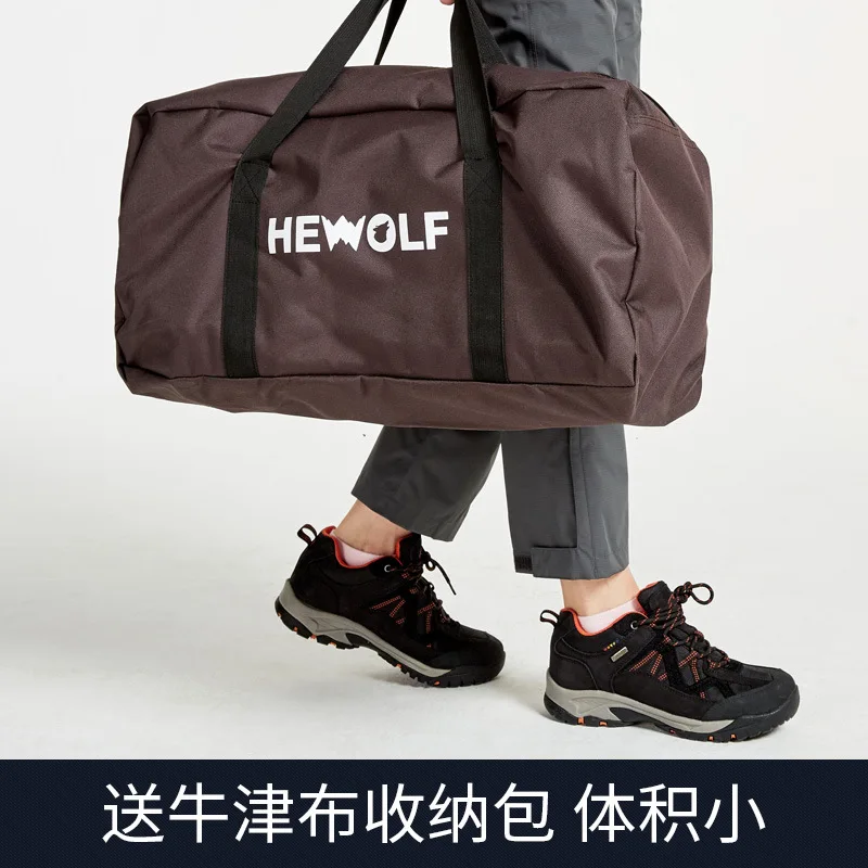 구매 Hewolf-야외 대형 접이식 테이블 및 의자, 5 피스, 휴대용 보관, 캠핑, 가끔 테이블 스툴, 캠핑 패키지 조합