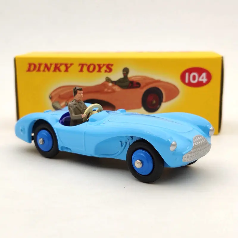 DeAgostini 1:43 Dinky Toys 104 для коллекции моделей Aston Martin DB3S Blue Diecast| |