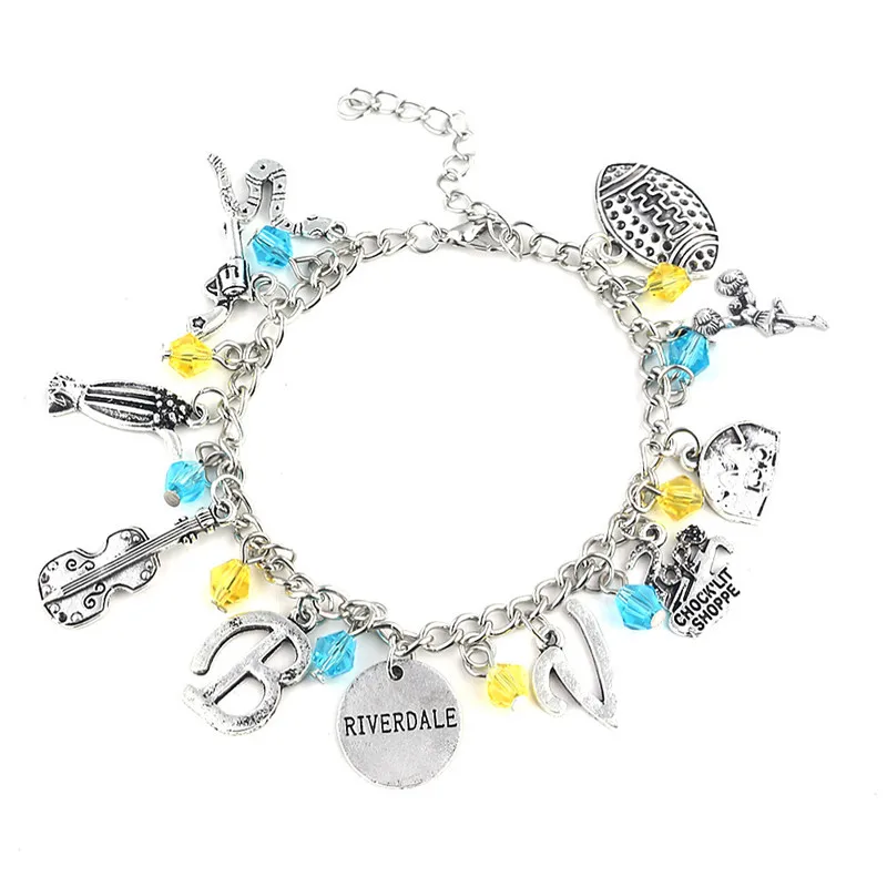 ZRM речной серии ТВ браслет с логотипом металлический подвеской для гитары