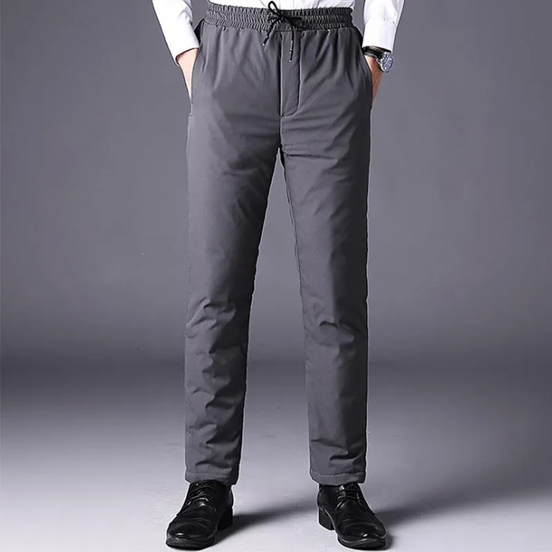 Мужские брюки на белом утином пуху 4XL водонепроницаемые устойчивые к царапинам