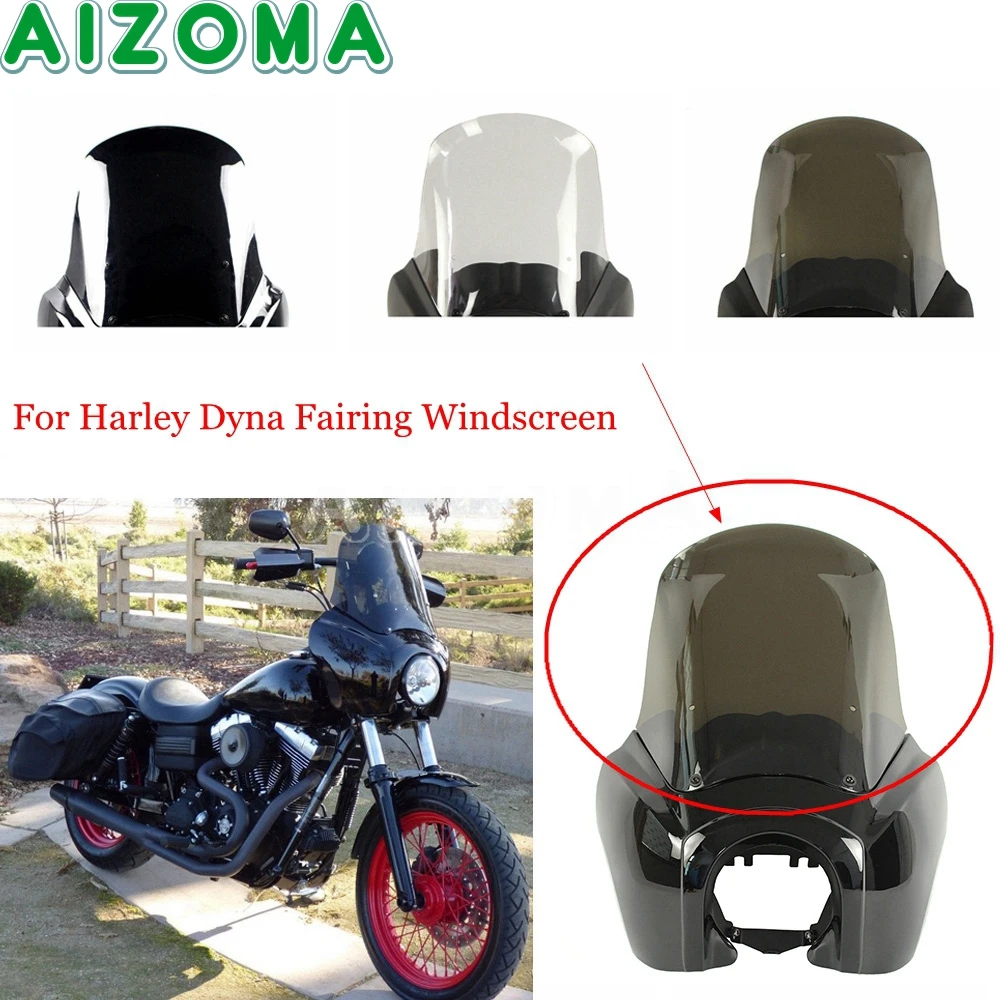 Обтекатель мотоциклетной фары замена ветрового стекла для Harley Dyna Low Rider Street Fat Bob FXR
