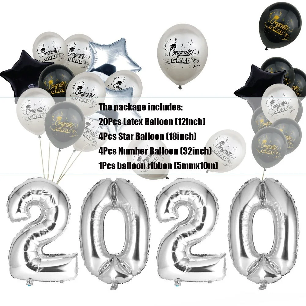 Воздушный шар для выпускного вечера выпускные латексные воздушные шары набор