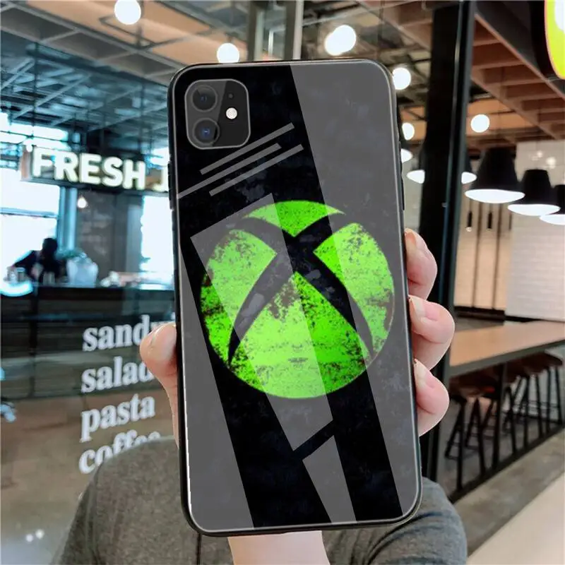 

Game XBOXES-compatible Phone Case Tempered Glass For Iphone6plus 6S 7 7plus 8 X XS XSmax XR 11 12 Pro Max 12mini
