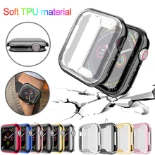 Чехол для часов для Apple Watch series 4 3 2 1 band case 42 мм 38 м 40 мм 44 мм тонкий пластиковый чехол протектор для iWatch 4 44 мм