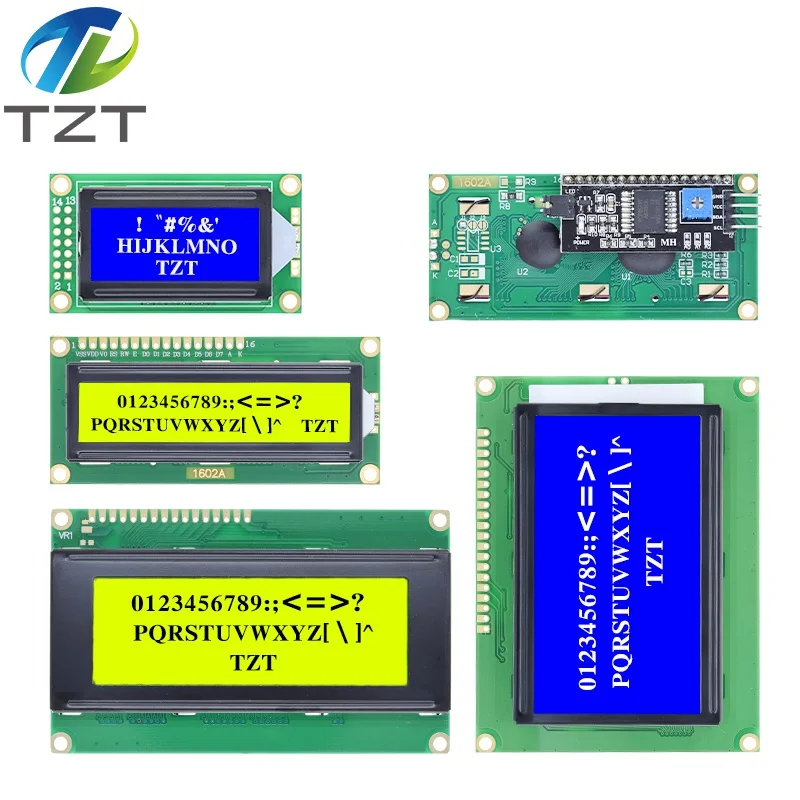 Модуль ЖКД синий зеленый экран для Arduino 0802 1602 2004 12864 ЖК-символ UNO R3 Mega2560 дисплей