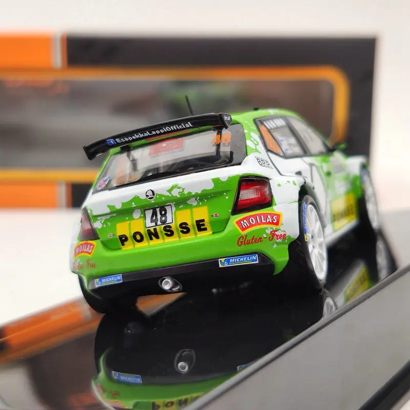Модель автомобиля Diecast 1:43 IXO для Skoda Fabia R5 #48 Rally Monte Carlo 2016 RAM628 коллекция
