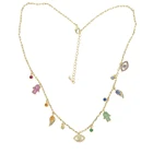 Новое Сексуальное Женское ювелирное изделие удача Хамса рука сглаза cham ожерелья серебряного цвета вымощенное cz ювелирное ожерелье