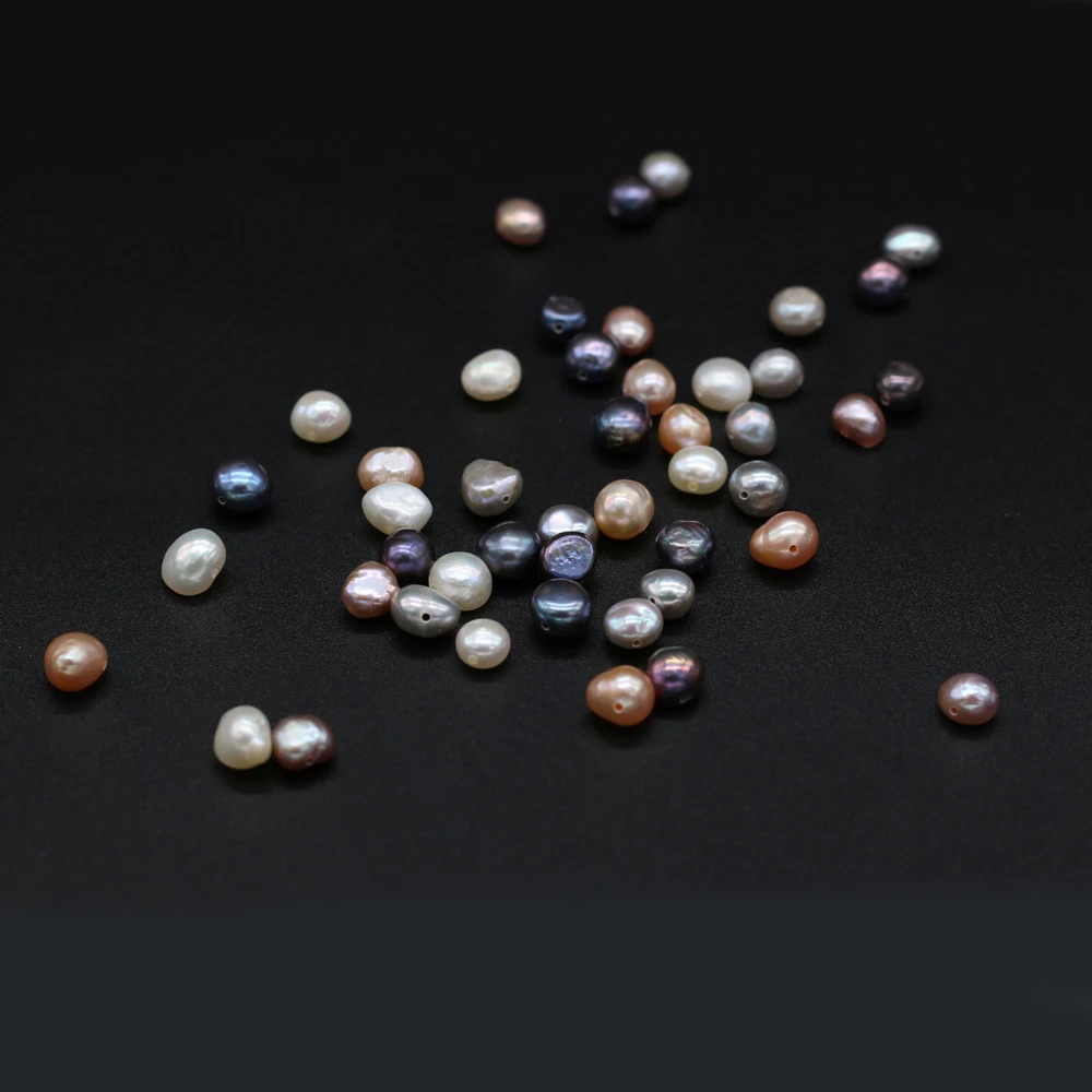 

Natural Freshwater Pearl Beads Horizontal Hole Purple Two-sided Light Exquisite Bead Jewelry for Making Necklace Bracelet 20pcs