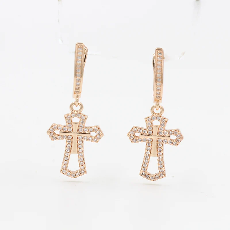 Женские золотистые серьги кисточки с цирконом в богемном стиле|Серьги-кольца| |