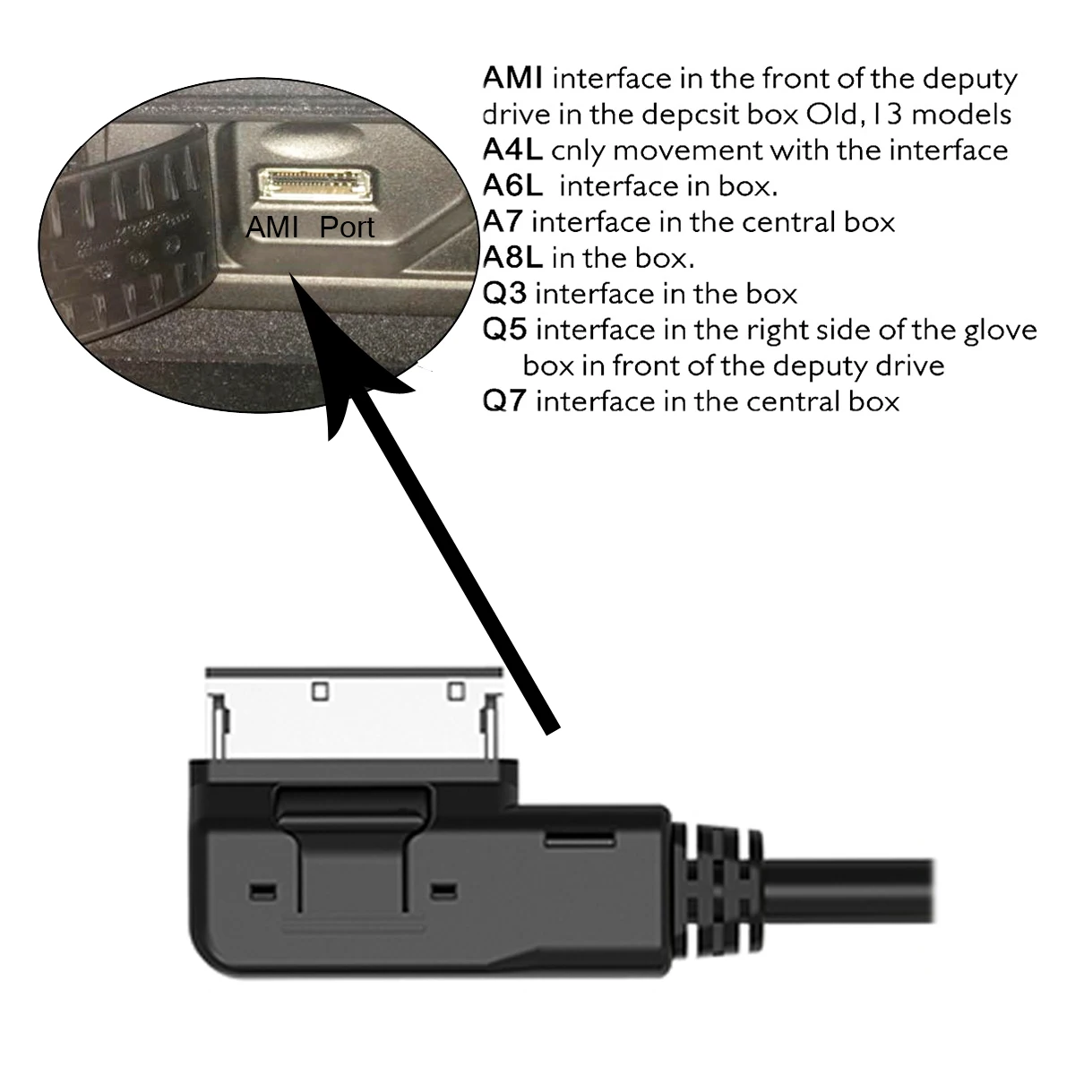 Беспроводной Bluetooth AUX приемник Кабельный адаптер для Golf Passat Tigua Audi A6L A8L Q7 A3 A4L A4 A6 A5 A1
