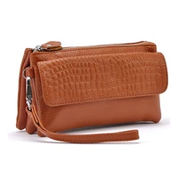 8pcs lot women stone pattern genuine leather wallet clutch bags messenger bag ladies handbag