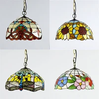 86light tiffany pendant light led lamp modern creative fixtures for home dining room decoration