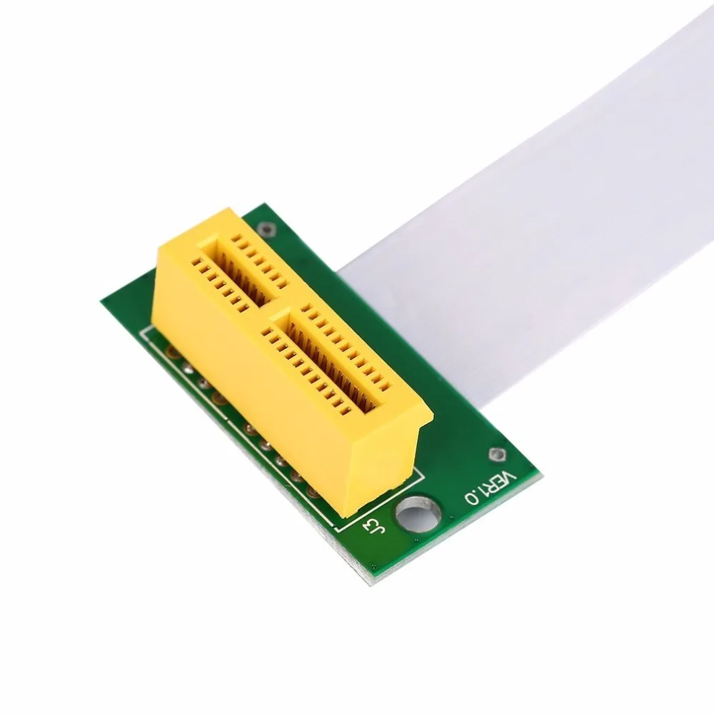Новый PCI-E Express 1X подъемный удлинитель с одним слотом высокоскоростной кабель