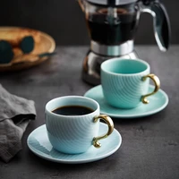 150ml cup coffe tea cup set ceramic cups creative mugs coffee cups with tray taza para cafe coffeeware mug accessories