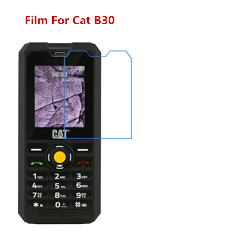 1/2/5/10 Pcs Ultra Thin Clear HD LCD Screen Protector Film With Cleaning Cloth Film For Cat B30.