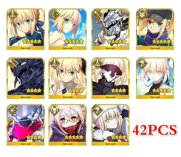 H Fate/Grand Order FGO Игрушки Хобби Коллекционные игры Коллекция аниме-открытки - Цвет: H