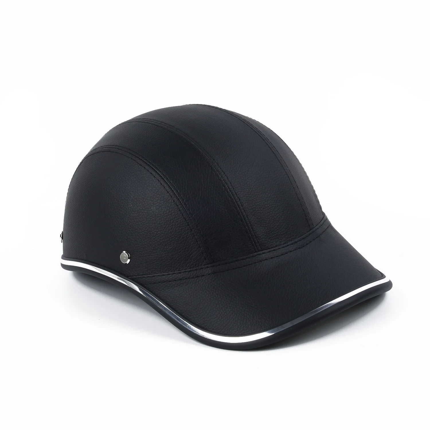 

Baseball Cap Style Cycling Ultralight Helmet Leather Mountain Bike Half Helmet Safety Hat For Men Women Cycling Accessories