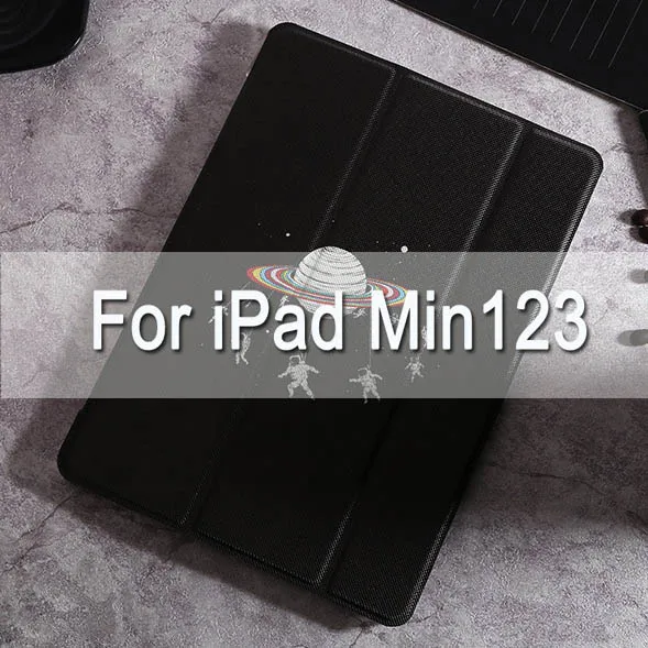 star for mini 123 Чехол-подставка из искусственной кожи с рисунком звезды для Apple ipad mini 12345 air1 2, автоматический режим сна и пробуждения, чехол для ipad 234, ipad - Цвет: star for mini 123