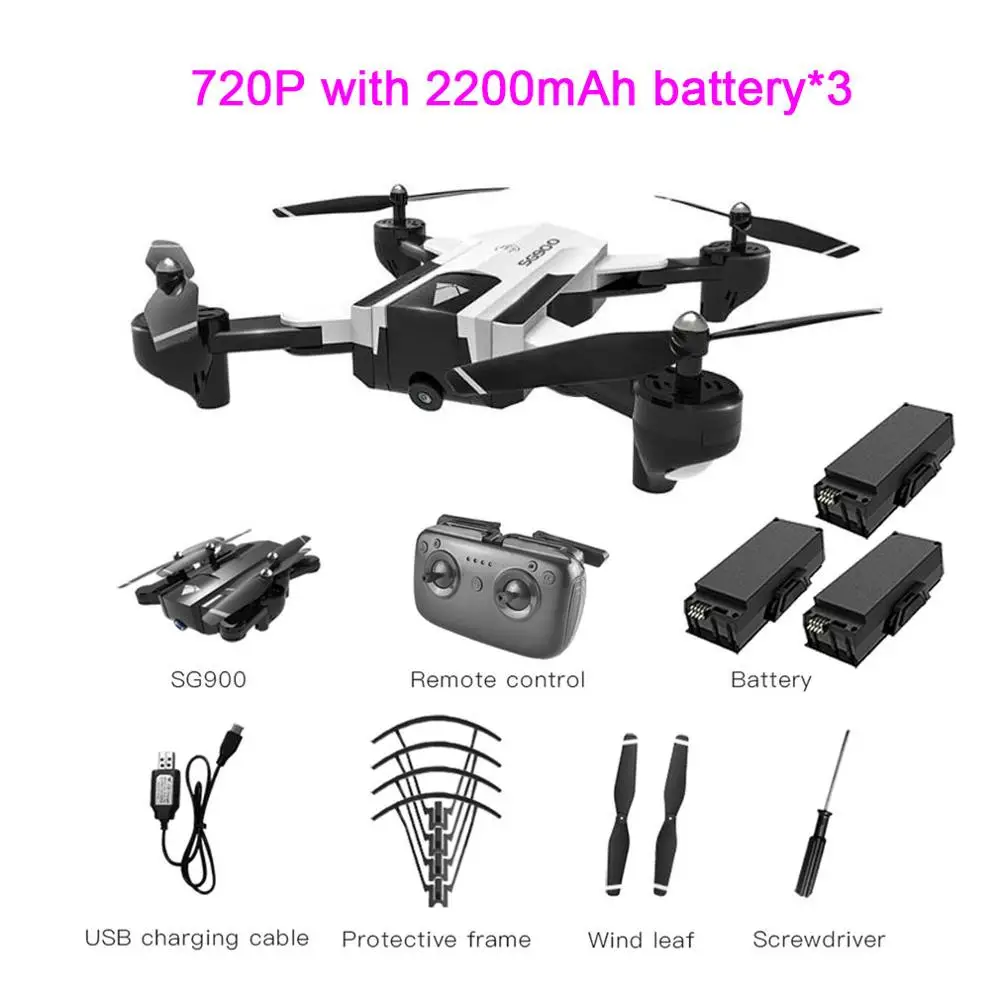 SG900 4K Дрон двойная камера HD 22mins полёт Профессиональный FPV RC gps Дрон фиксированная точка высота удержания Дрон VS gps SG900S - Цвет: SET 32