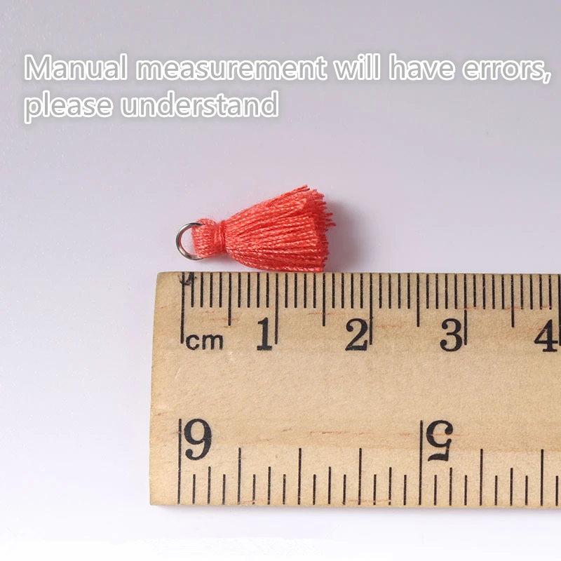 

10pcs/Lot 1.5cm cotton thread mini tassel DIY Bohemian jewelry production bracelet necklace treasure hunt tassel pendant tassel