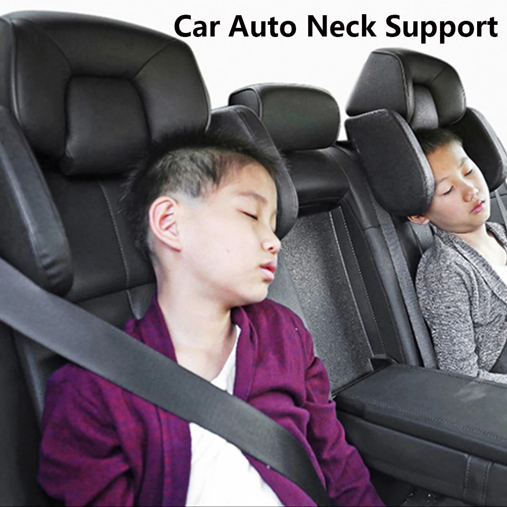 Car Neck Headrest Pillow Cushion Seat Support Head Restraint Seat Pillow Headrest Neck Sleeping Cushion For Kids Adults