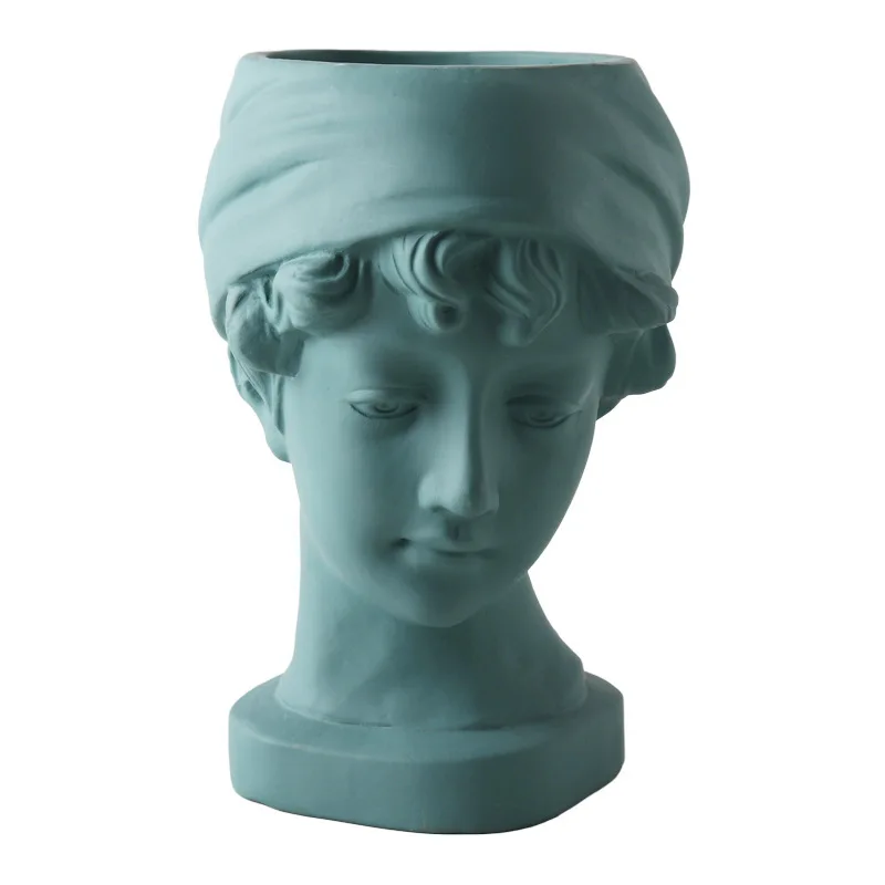 

Ceramic Vase Little Boy Simple Art Statue Vase Home Decoration Flower Arrangement Modern Living Room Decoration Collection Gift