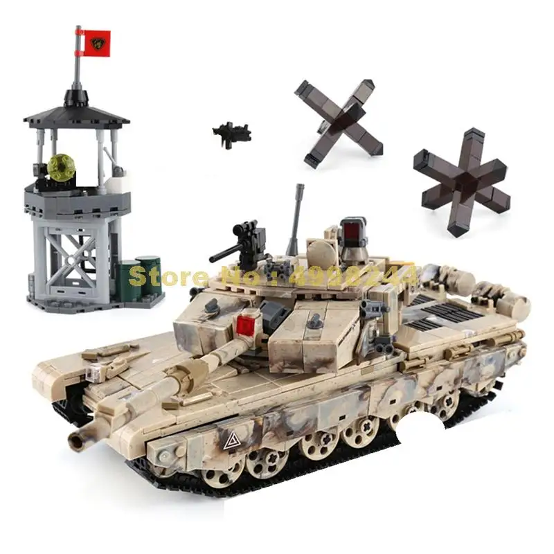 Xb06021 1340 шт. Военный танк Ww2 99 набор из 3 строительных блоков игрушка | Игрушки и