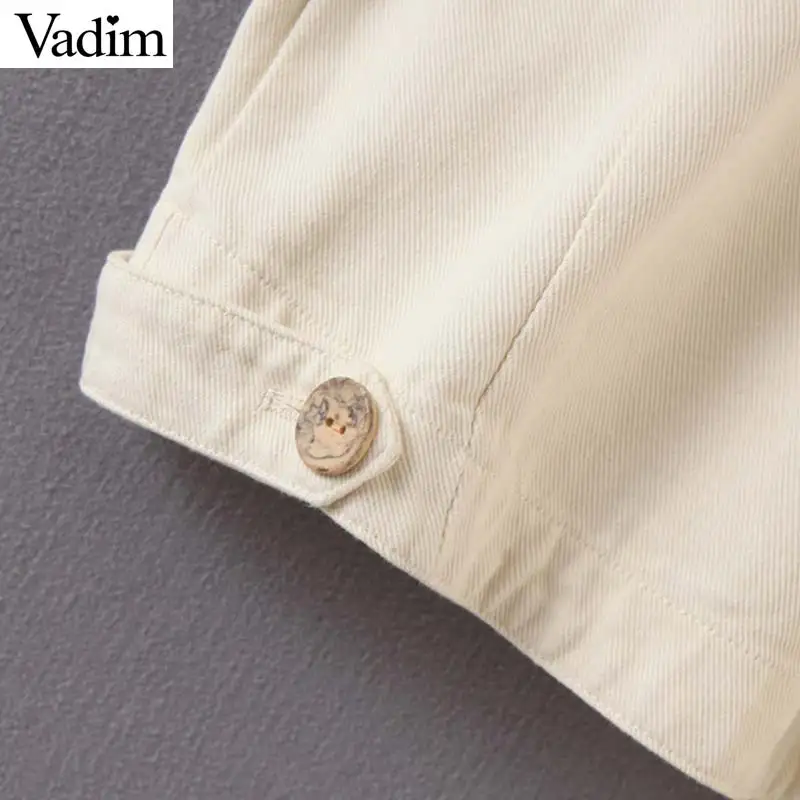 Женское элегантное платье vadim Оверсайз Джинсовая Куртка Карманы длинный рукав