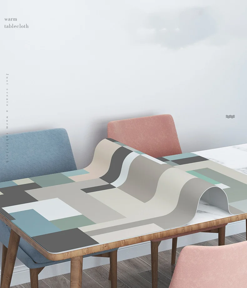 Новинка 2021 г. милые водонепроницаемые чехлы для стола с рисунком растений