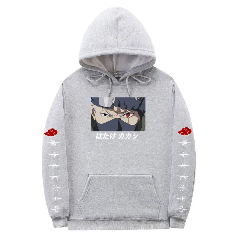 

Men's Pure Color Print Hoodie Men's Casual Anime Pullover Spring And Autumn Men's Sportswear Tops Men's Clothing