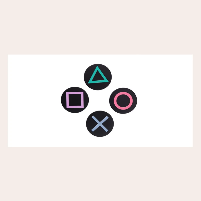 Смешное искусство Дизайн контроллер PlayStation пуговицы банные и пляжные полотенца