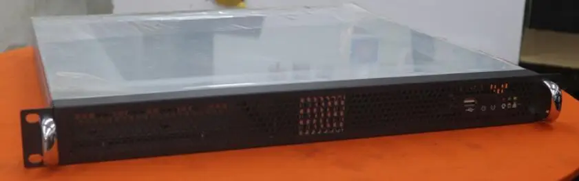 Новый встроенный 1U ipc Шасси rackmount корпус глубина 420 мм для Micro MINI ITX 17*17 см