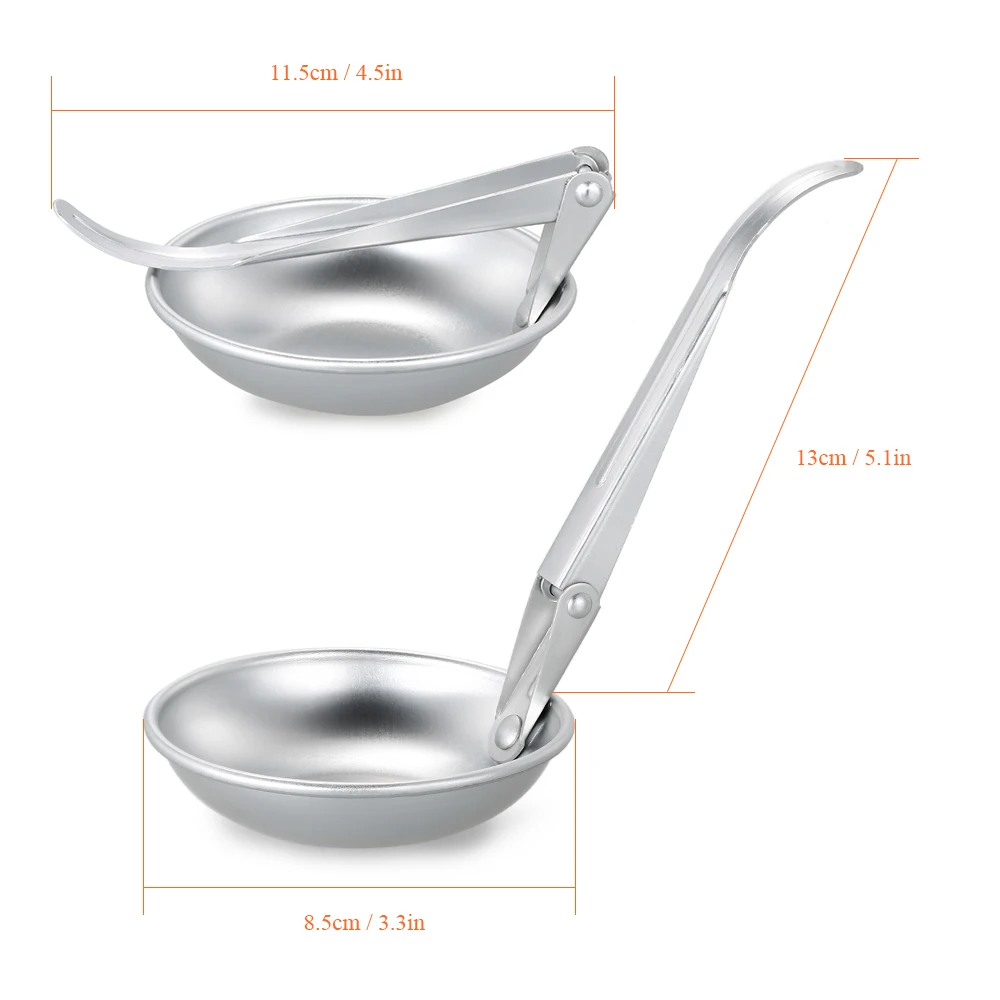 Lixada легкая алюминиевая складная ложка для улицы портативная столовые приборы