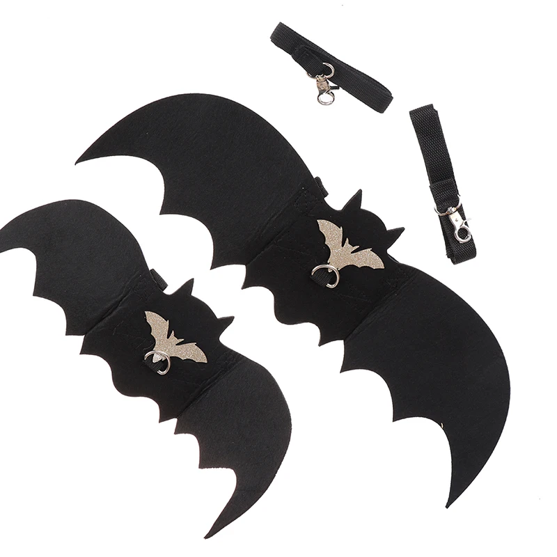 

Black Cute Bat Wings For Pet Dog Cat Costumes Halloween Christmas Cosplay Clothing Funny Xmas Spider Dress Up Pet Accessories