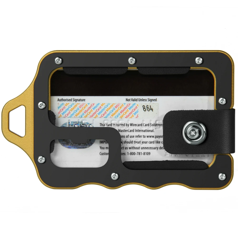 Новое поступление регулируемый металлический кошелек с отделением для карт и из