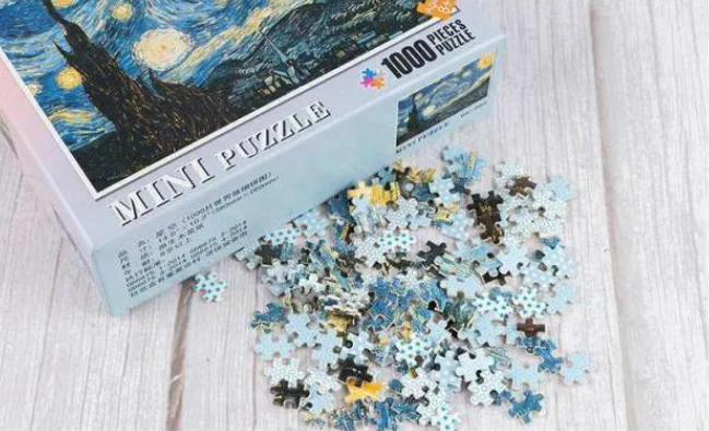 Хит продаж Мини пазлы для картин 1000 штук Ландшафтная головоломка развивающие