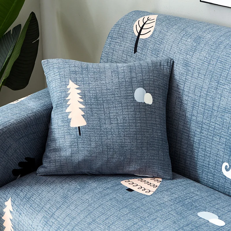 Microfine Sofa Covers Elastic Fashion Printing Cushion Modern Simple Orange Living Room Polyester / Cotton Mat | Дом и сад