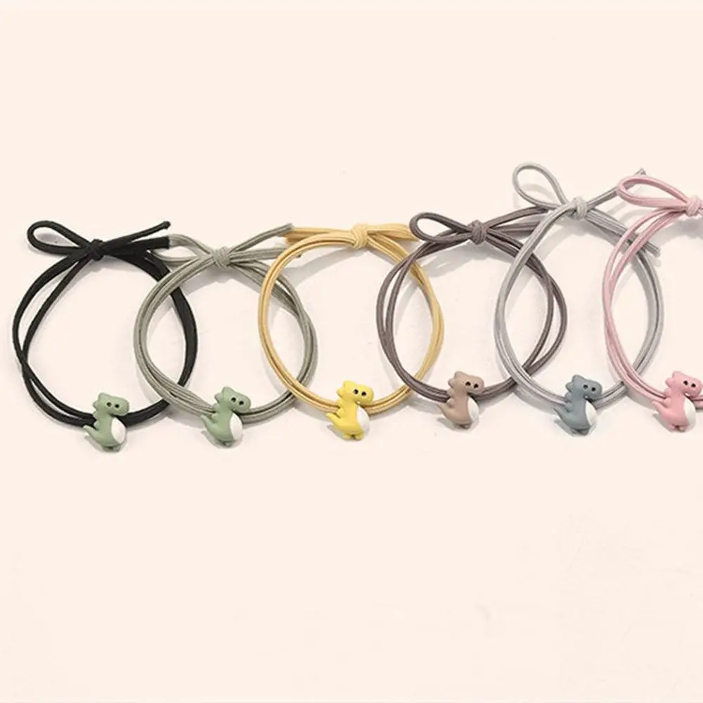 New Cartoon Dinosaur Tie Hair Rubber Band Head Rope Ring Couples Hand Strap Friendship Bracelet |