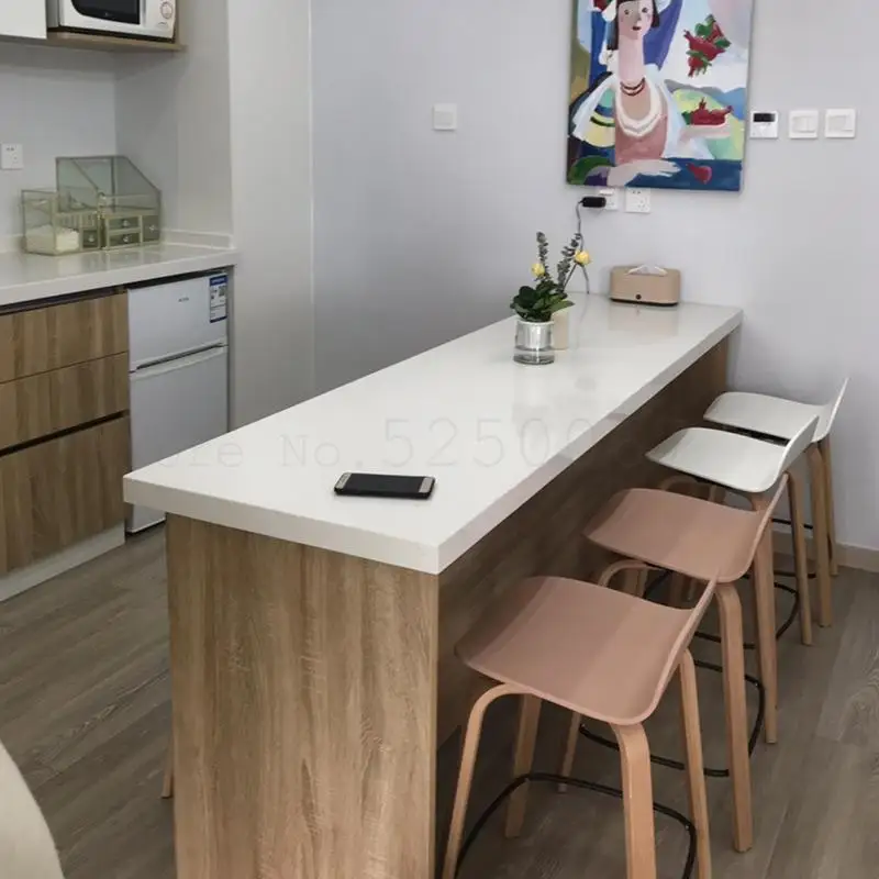 Барный стул современный и по контракту из твердой древесины высокий