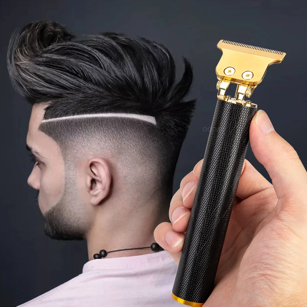 

USB Rechargeable T9 Baldheaded Hair Clipper Electric hair trimmer Cordless Shaver Trimmer 0mm Men Barber Hair Cutting Machine