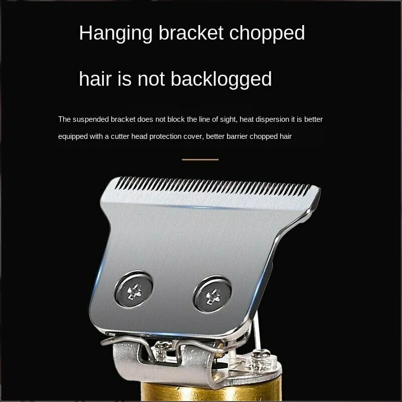 

Professional Barber Hair Clipper Rechargeable Electric T-Outliner Finish Cutting Machine Beard Trimmer Shaver Cordless Corded